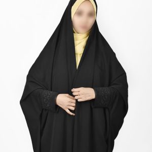 چادر لبنانی زیپدار(جنس کرپ)